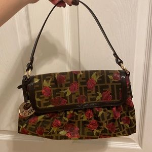 Vintage 2010 Fendi Rose Purse